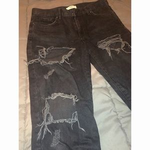 Forever 21 Destroyed Boyfriend Jeans